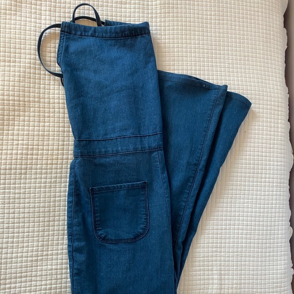 Pylo Denim Ladybird Jumpsuit Dollskill - Picture 4 of 5